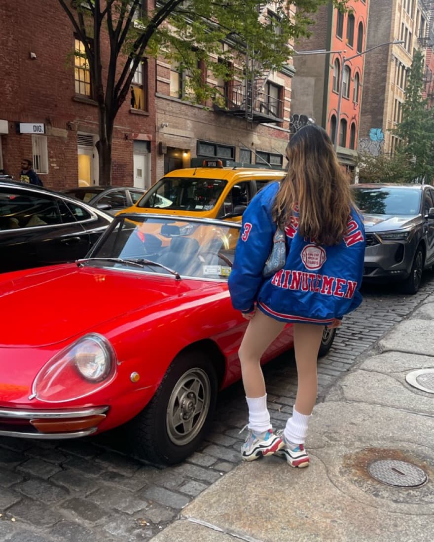 Vintage Football Oversized  Jacket - Image 4