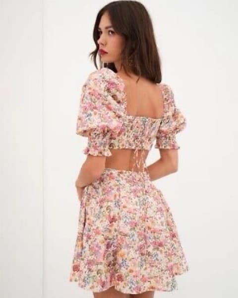 For Love & Lemons Arya Mini Dress for Wo - Image 3