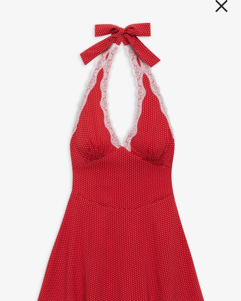 Frankies Bikini Audrey Polka Dot Dress - Image 3