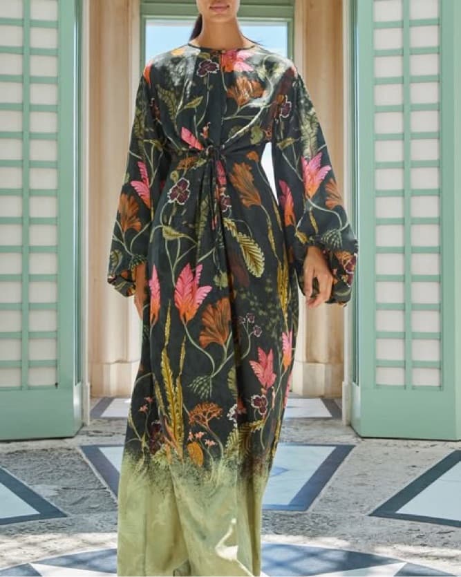 Agua Bendita Reversible Floral Maxi - Image 1