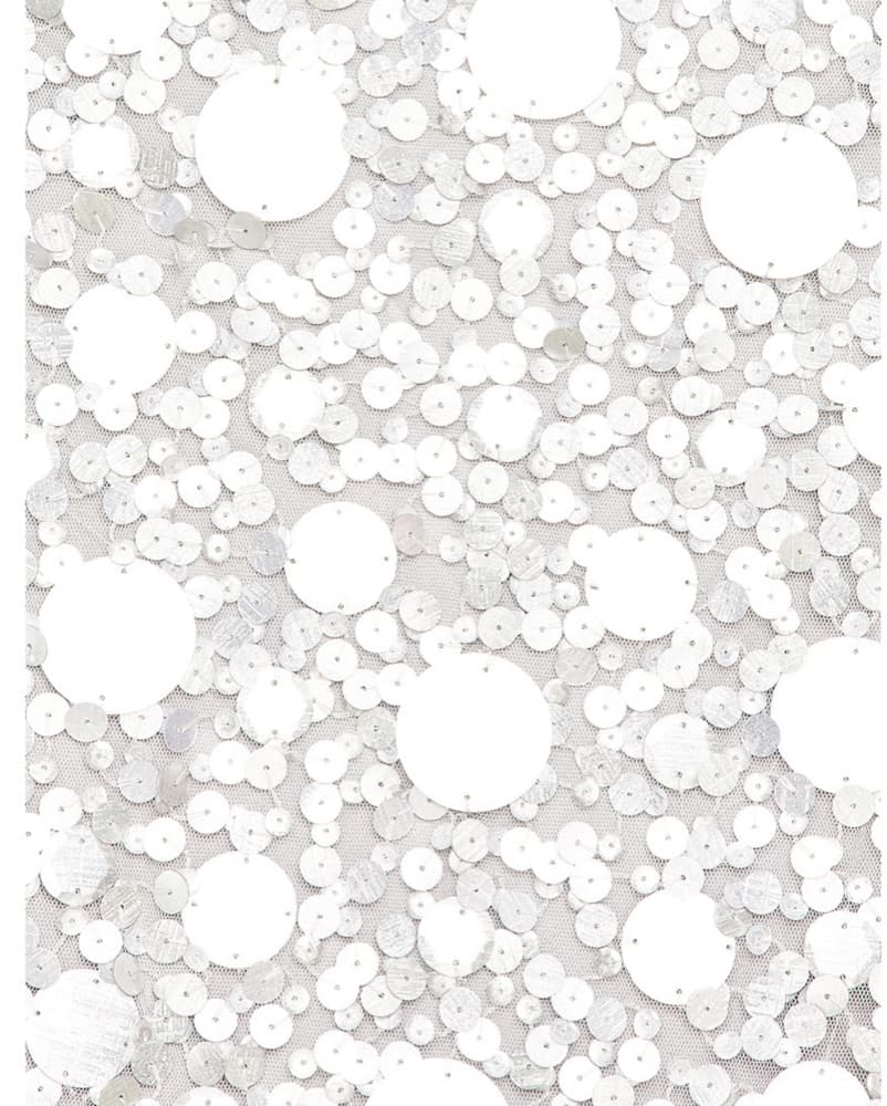 Quinn Embellished Mini Dress In Silver - Image 4