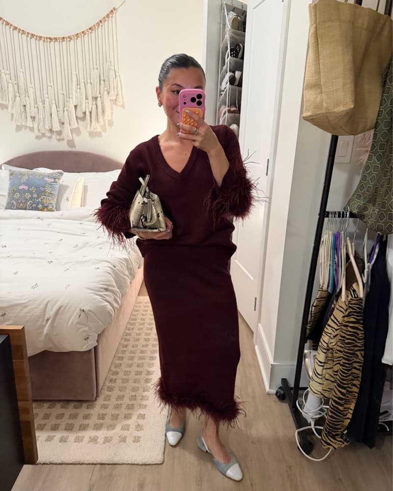 WAYF Bethany Sweater And Skirt Set  - Image 2