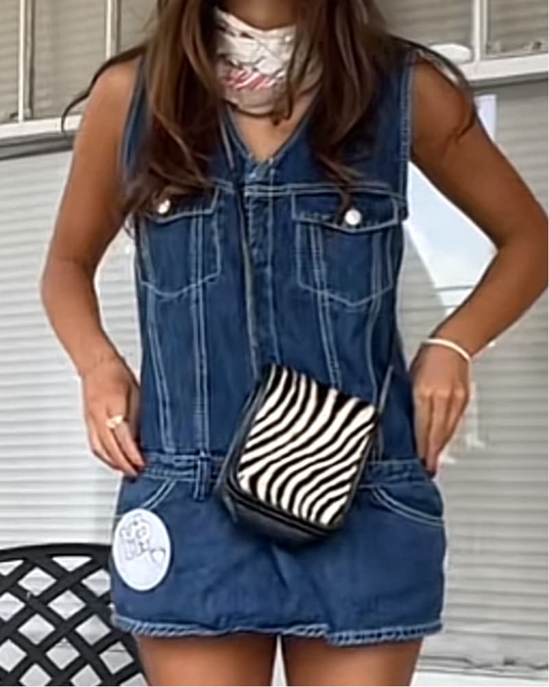 Zara Denim Dress  - Image 2