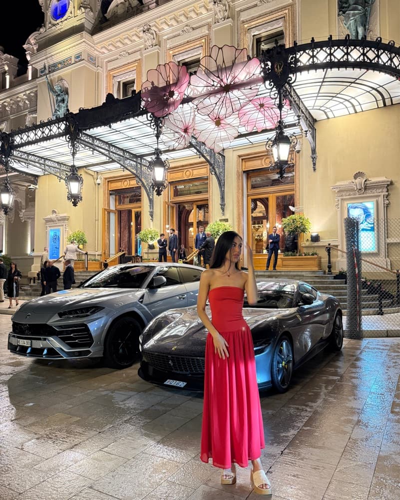 Strapless Red Maxi Dress - Image 1