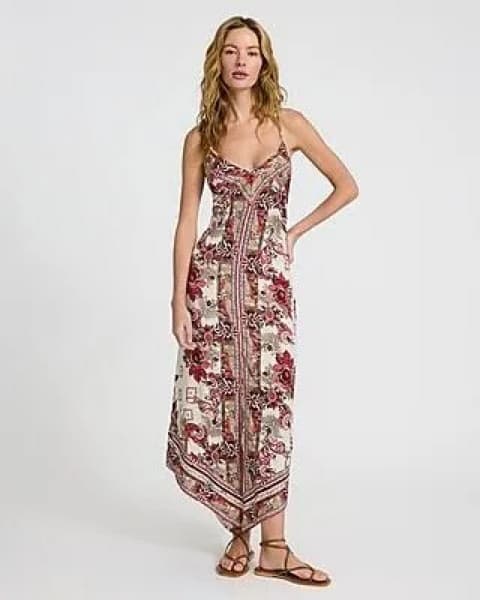 Vibrant Floral Maxi Dress - Image 1