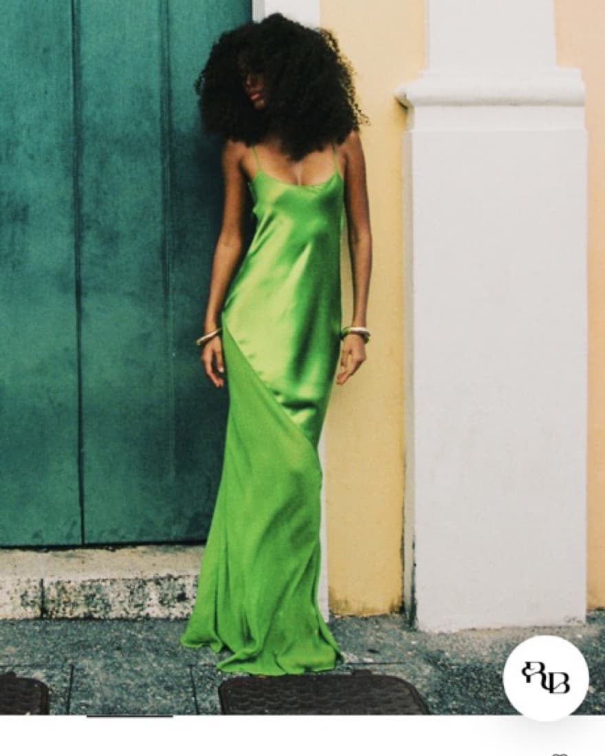 Rat & Boa Ruba Dress Green - Image 1
