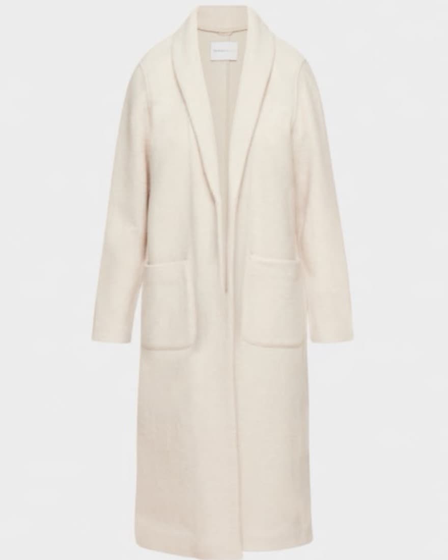 Cozy Loft Faux Shearling Trench Coat - Image 1