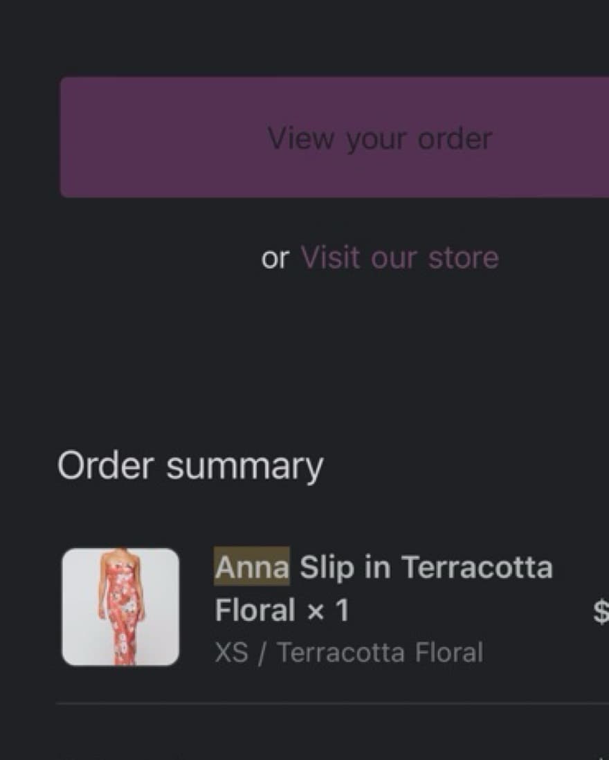 Resa Anna Slip Terracotta Pink Floral - Image 3