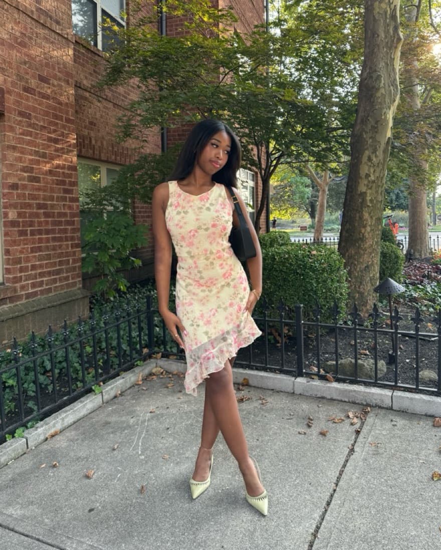 Vintage CITY midi Dress - Image 1
