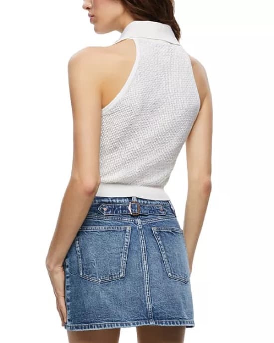 Alice + Olivia Miles Collared Tank - Image 3