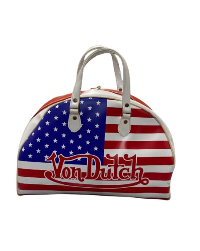 Von Dutch Flag Bowler Bag - Image 1