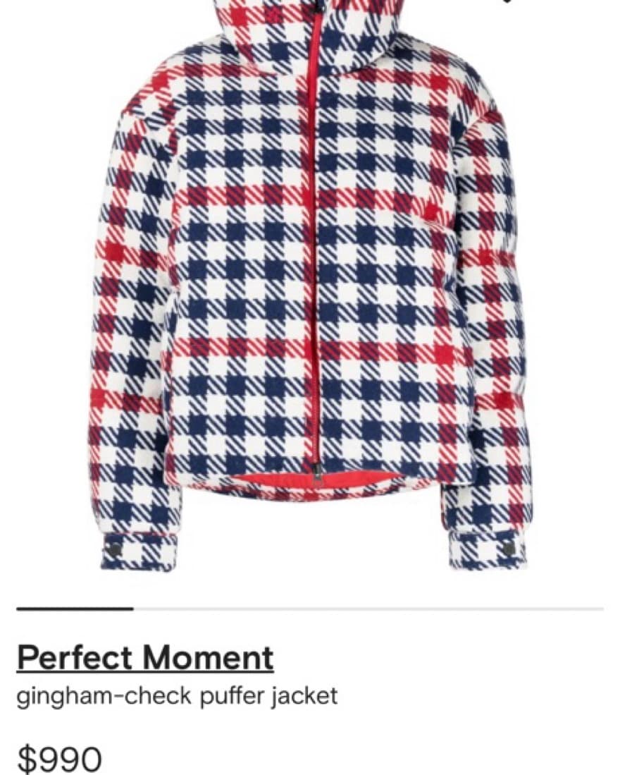 Perfect Moment Star Gingham Jacket - Image 5