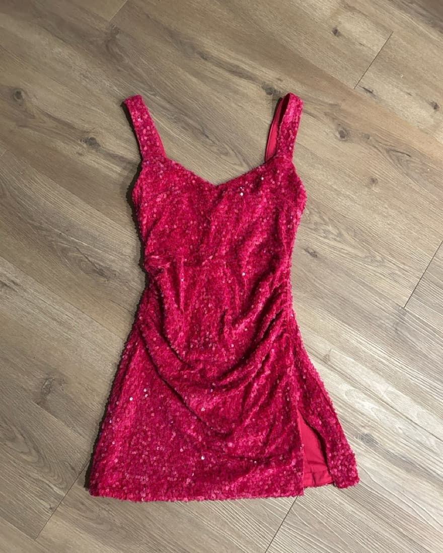 Princess Polly Pink Sequin Dress  - Image 3