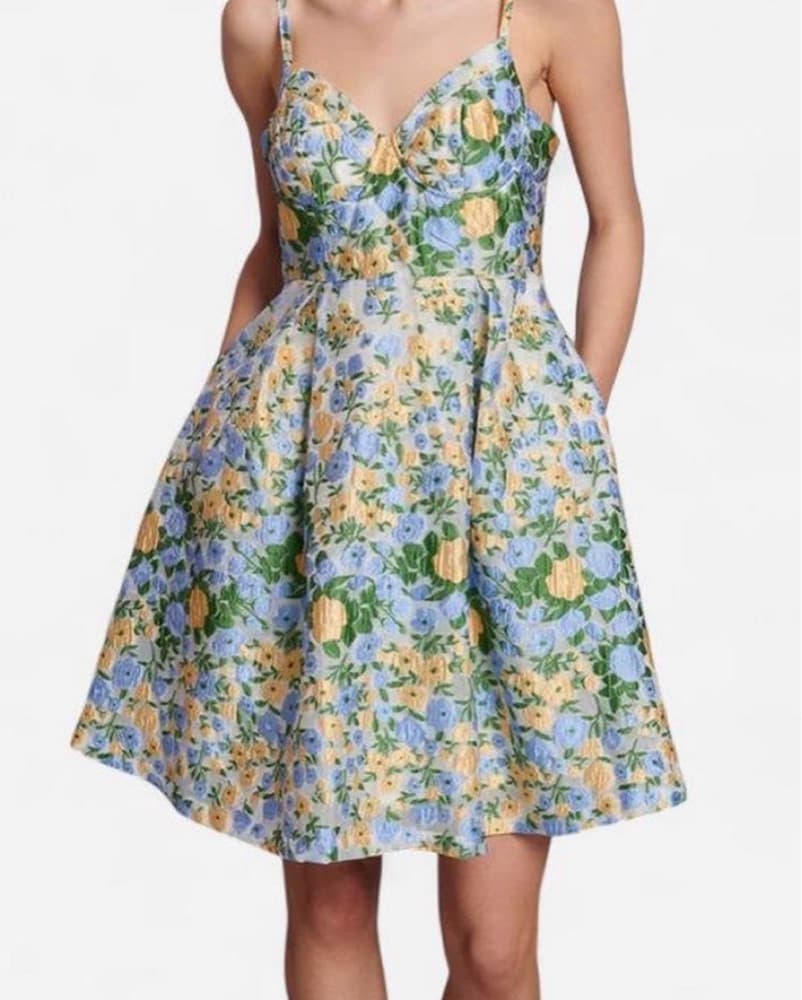 Floral Spaghetti Strap Midi Dress - Image 2