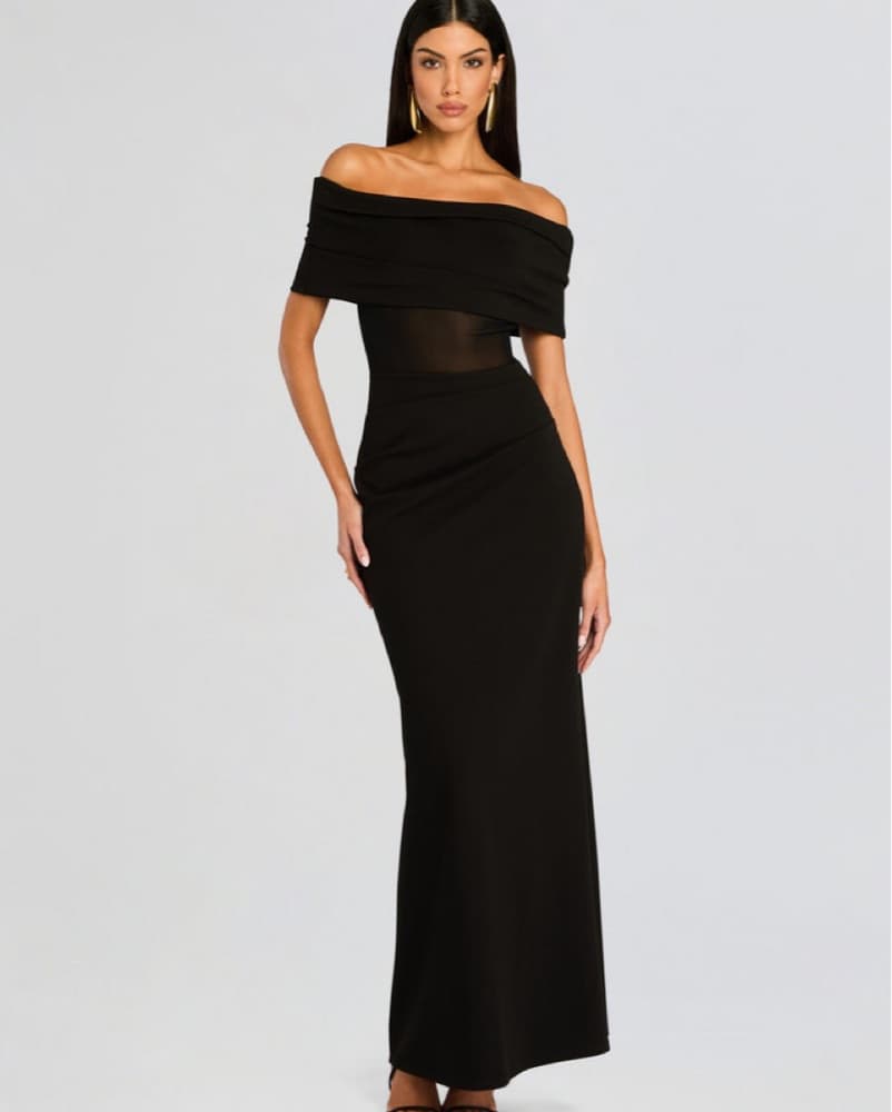Ser.O.Ya ‘Isabel’ Sheer Gown - Image 4