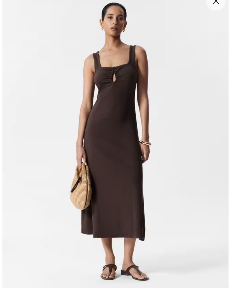 Other Stories Ribbed Midi Dress - Image 1