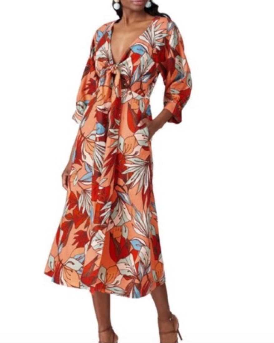 Nicholas Asilah Tropical Dress Size 4 - Image 1