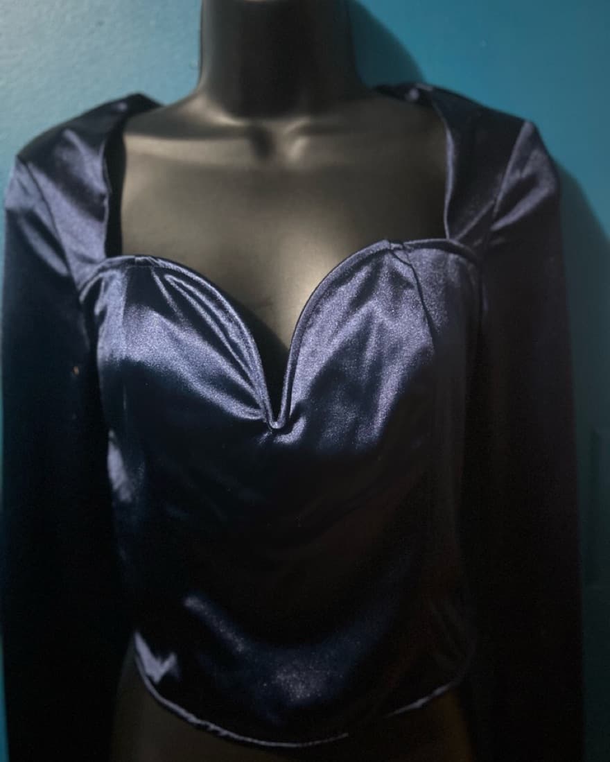 Shein Sweetheart satin Top - Image 1
