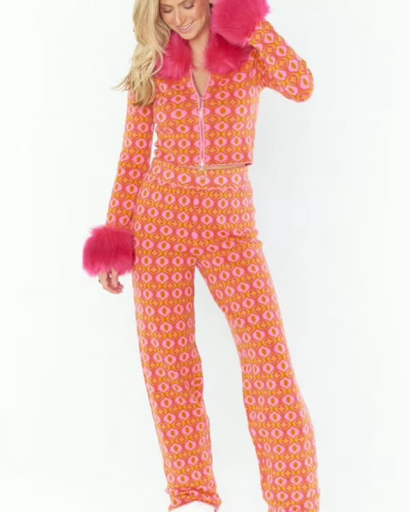 Faux Fur Sweater Set - Image 2