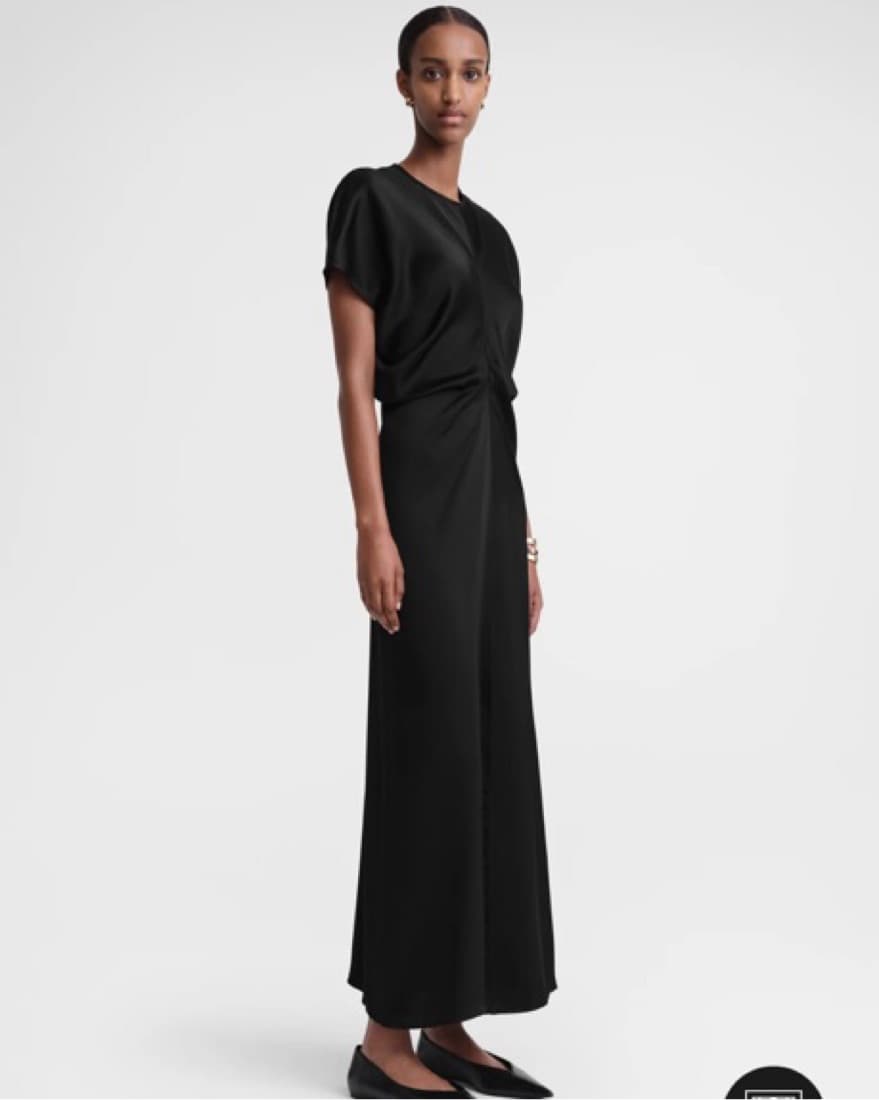 Toteme Slouch waist dress black - Image 3