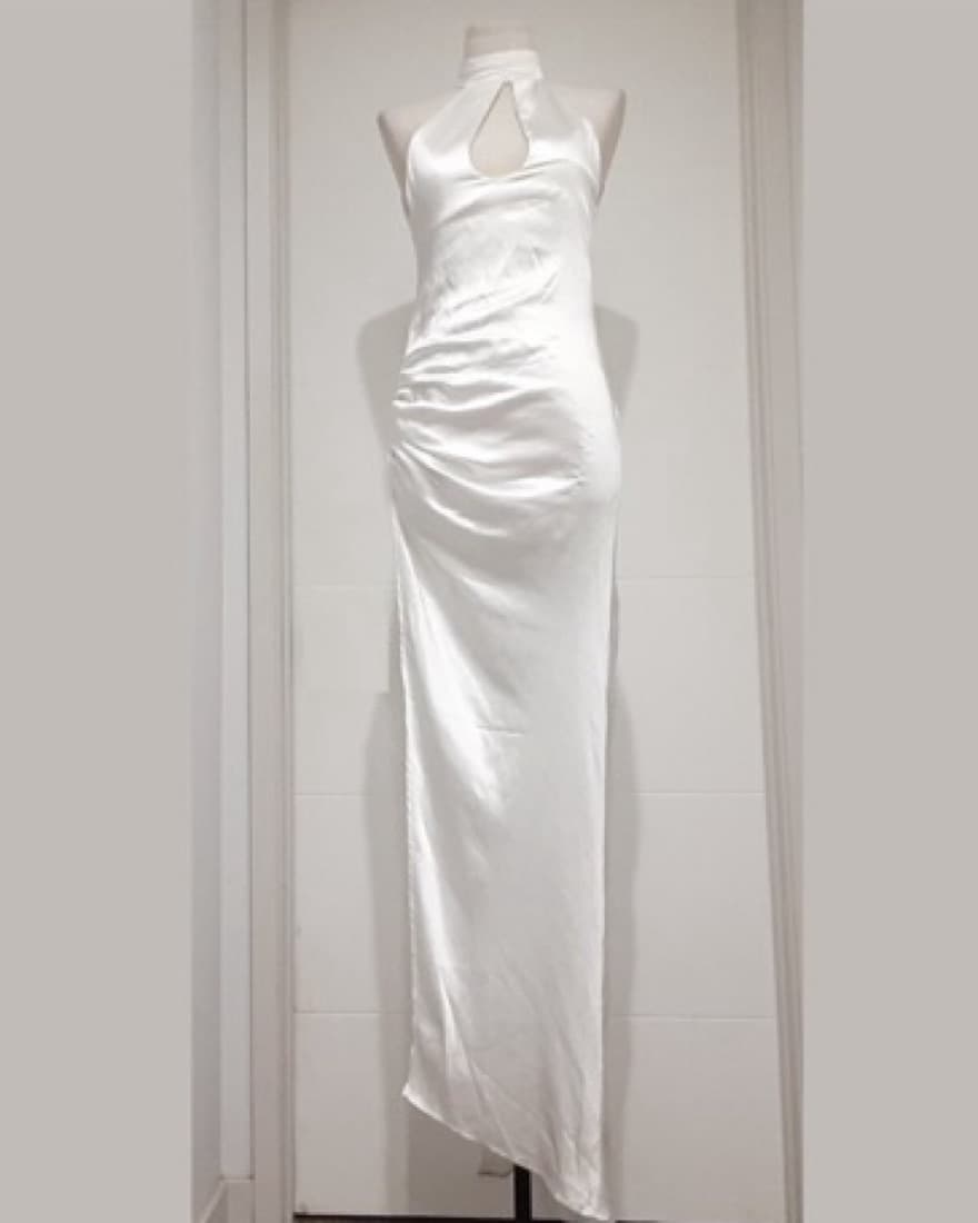 For Love And Lemons Silky White Dress - Image 2