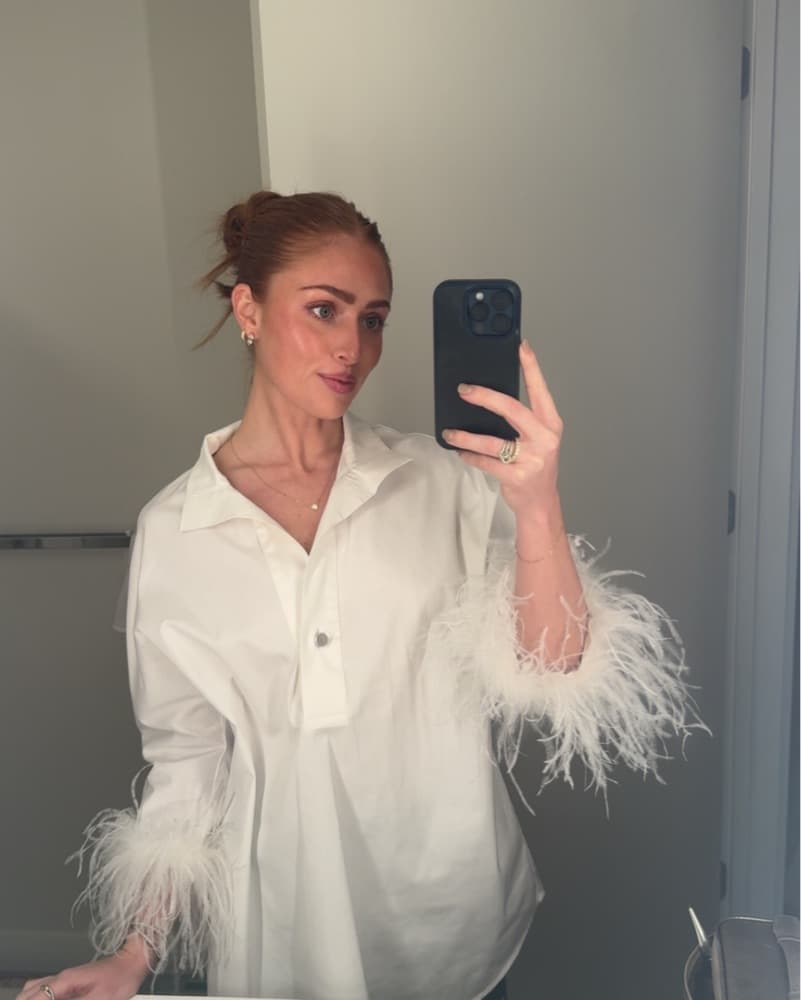 Tuckernuck White Feather Willow Blouse  - Image 3
