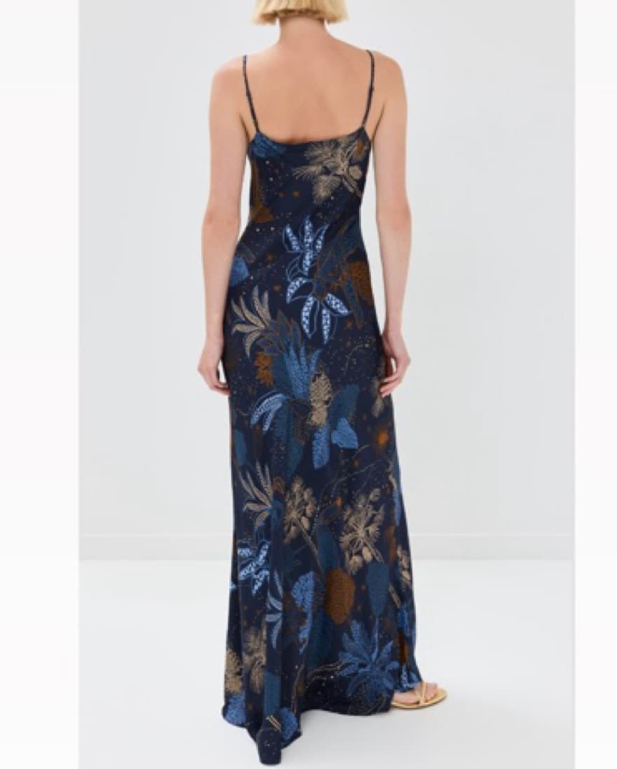 FARM Rio Night Jungle Navy Blue Slip - Image 2