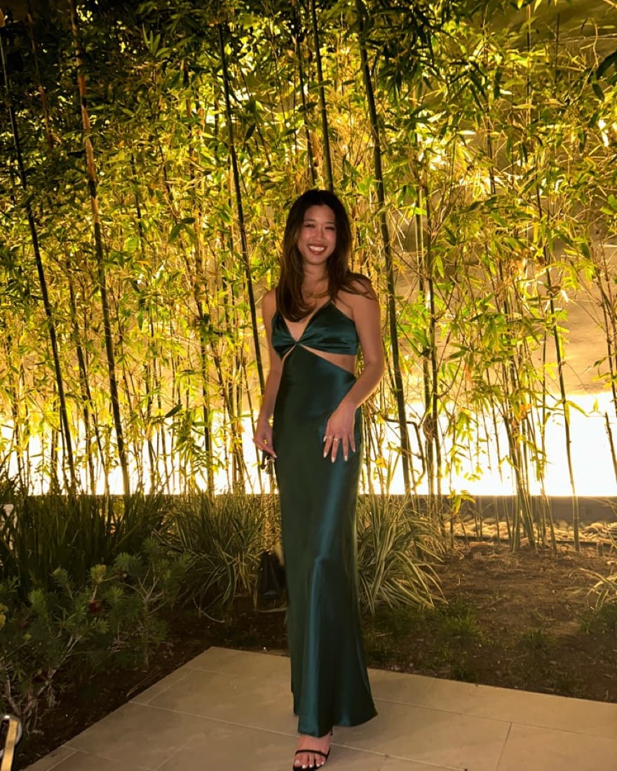 Reformation Poppies Silk Dress Green  - Image 6