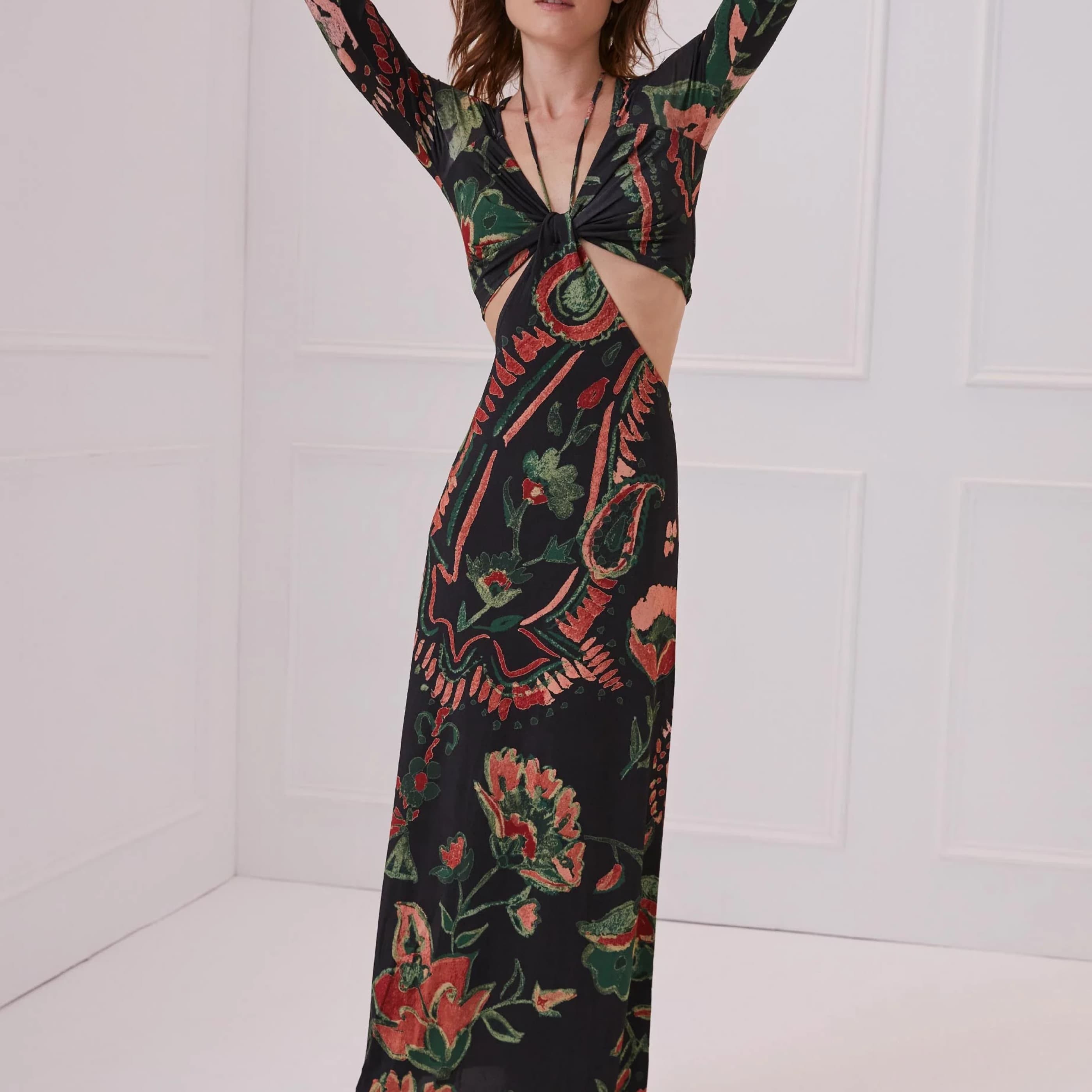 Cut Out Long Dress - Image 1