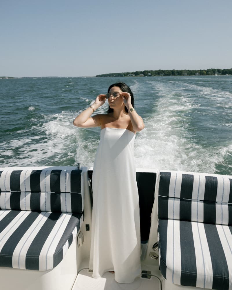 $855 Anna Quan Delfina Dress (Ivory) - Image 1