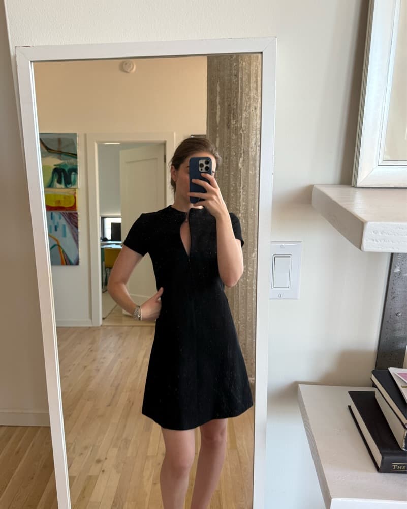 Black Theory A-line Dress - Image 1