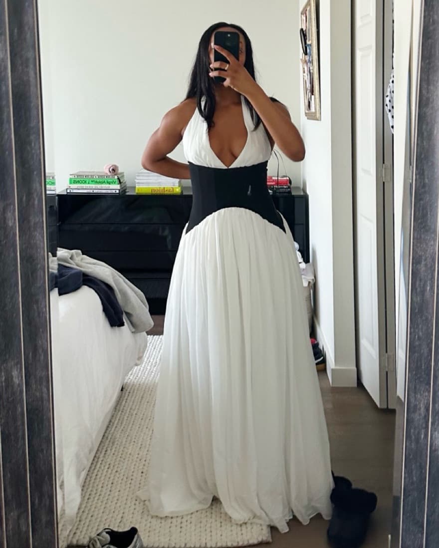 Leau Halter Maxi Dress - Image 2