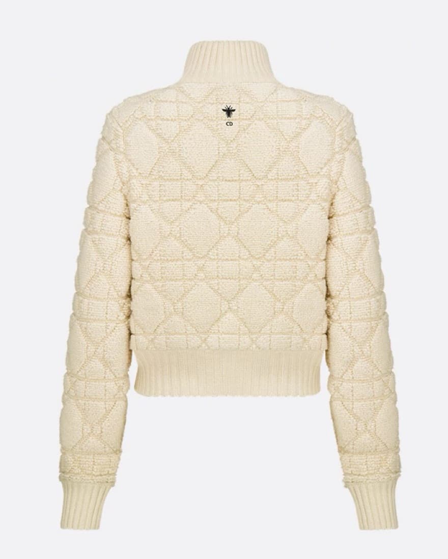 Dior Macrocannage Zipped Cardigan - Image 2