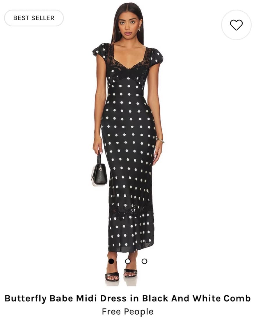 Free People Butterfly Polka Dot Dress - Image 1