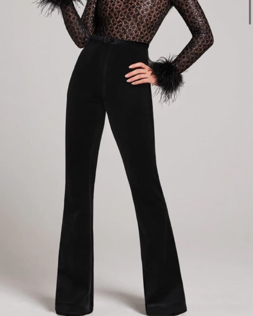 Nadine Merabi Black Jumpsuit  - Image 4