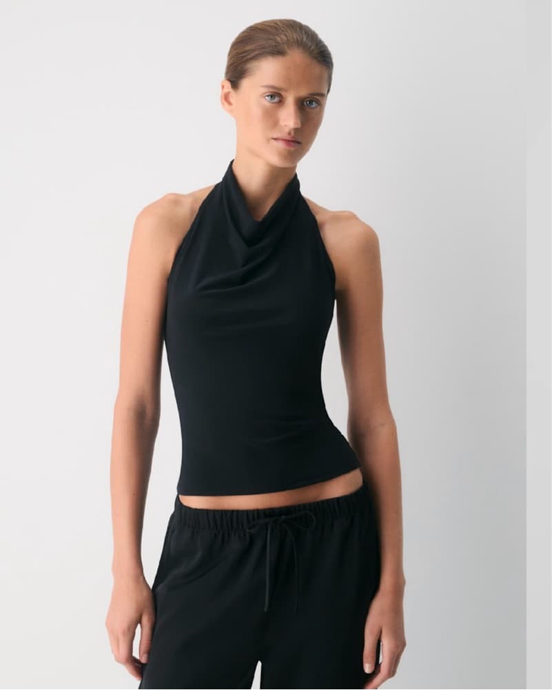 Black Halter Top - Image 3