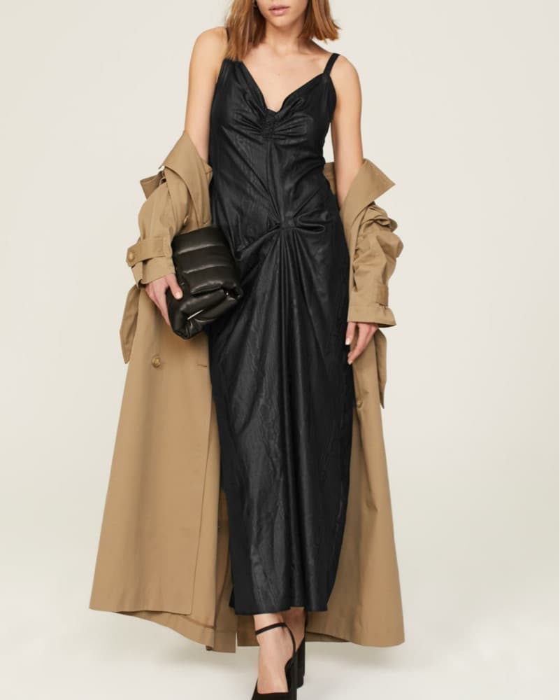Maison Margiela Black Slip Dress - Image 2