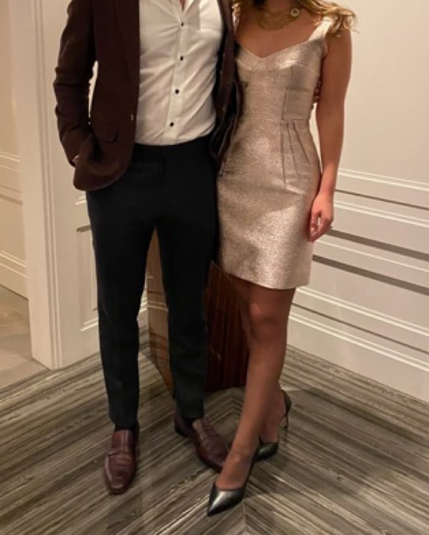 Emilia Wickstead Metallic Dress - Image 1
