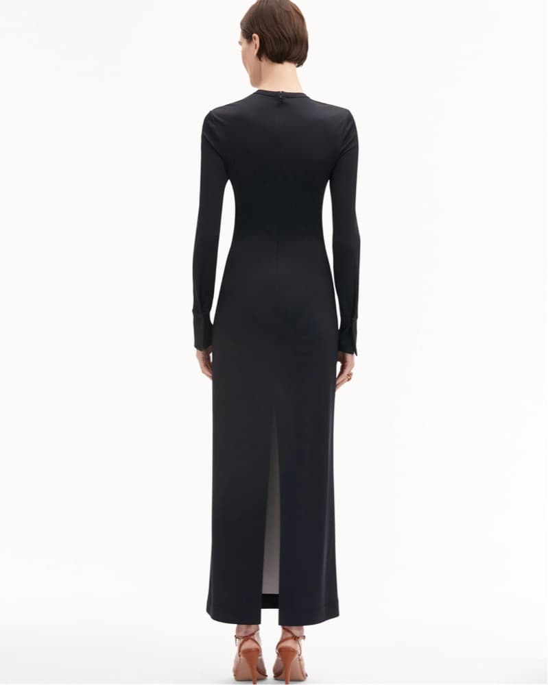 Oscar de la Renta Orchid Midi Dress - Image 4