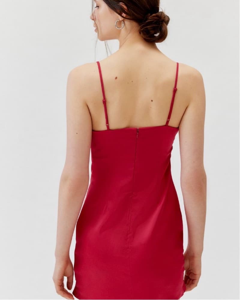 Red Slip Dress - Image 2