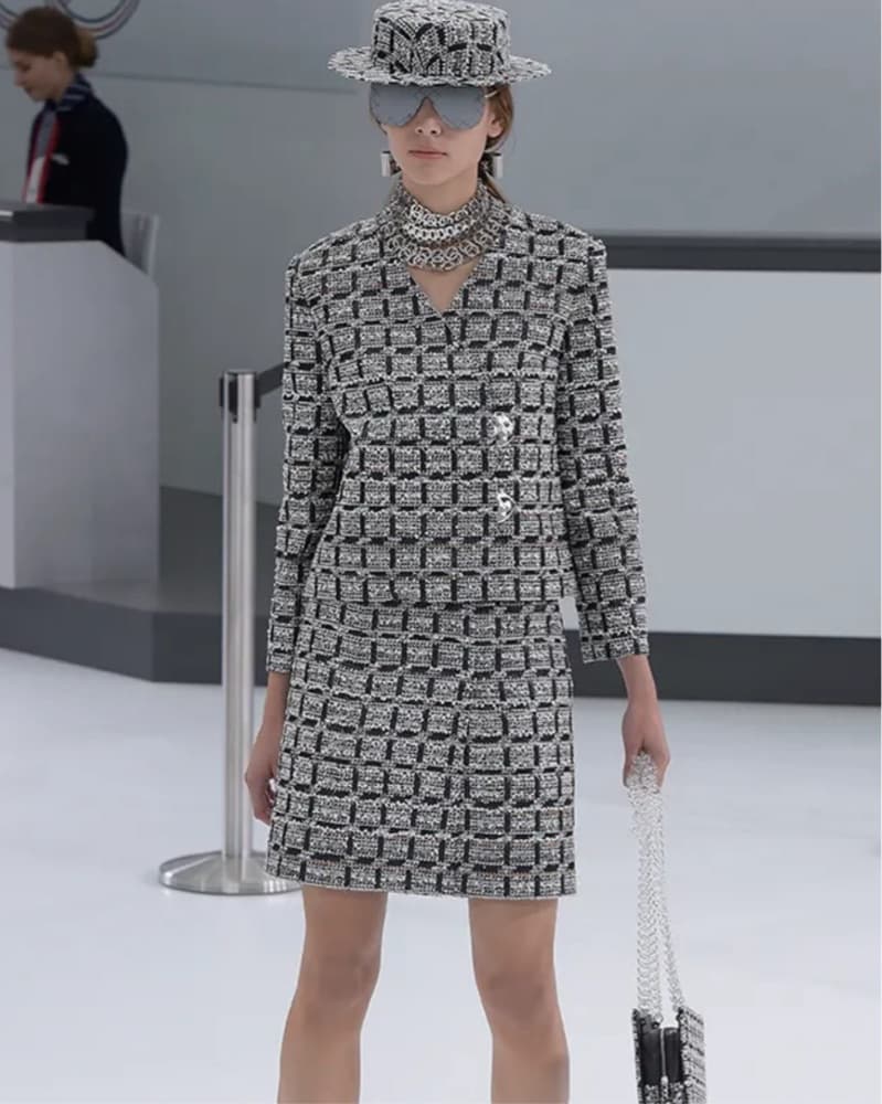 Chanel Runway Tweed Mini Skirt  - Image 1