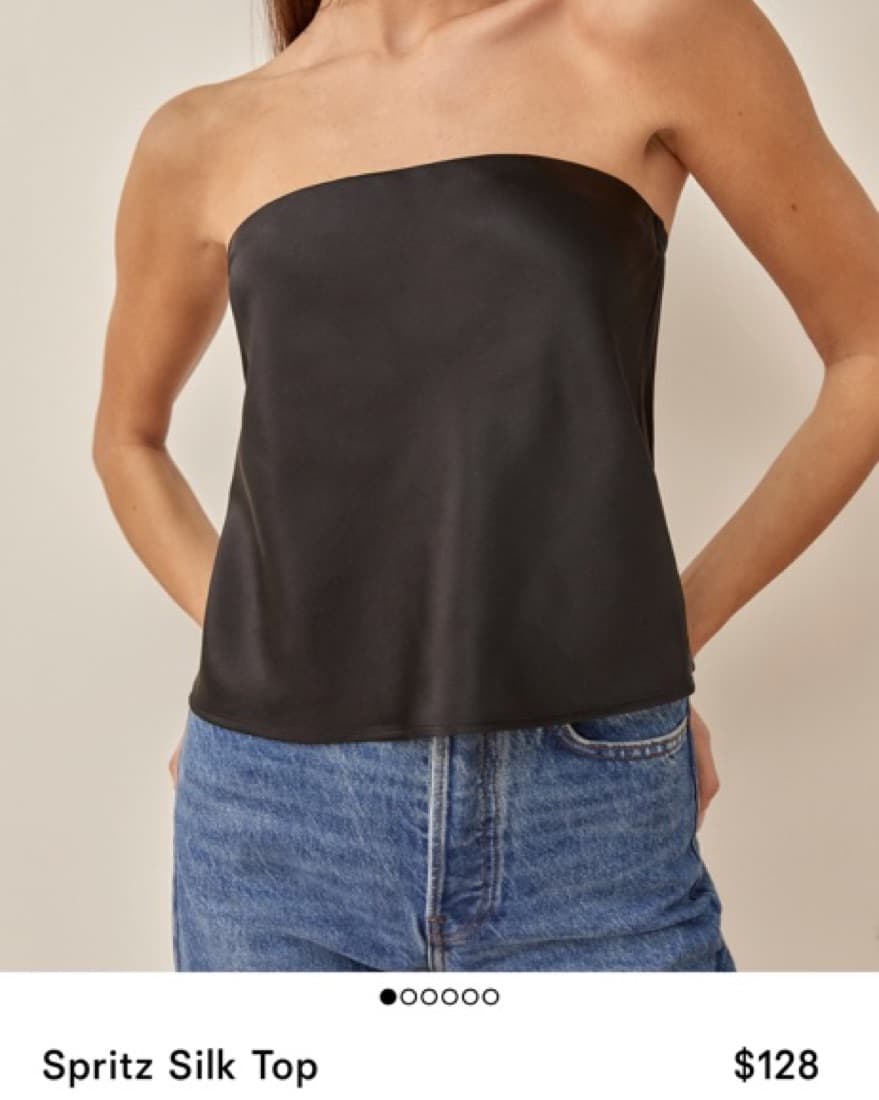 Reformation Spritz Silk Top - Image 1