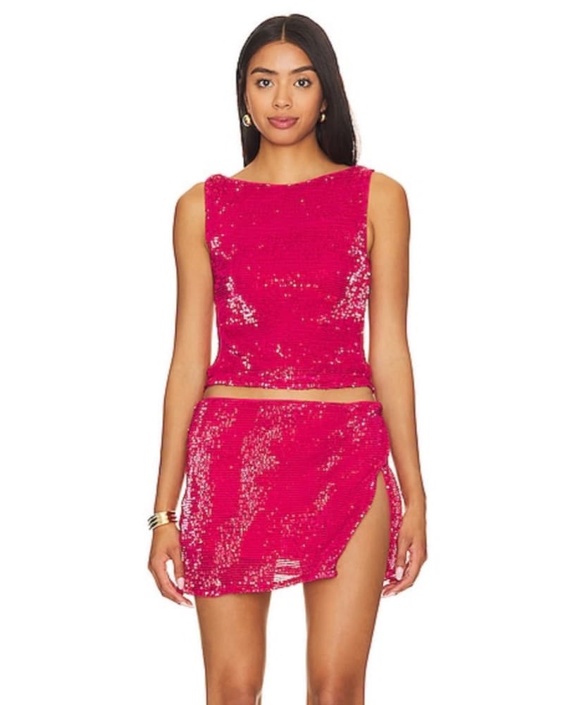 Lovers and Friends Pink Sequin Set - Image 2