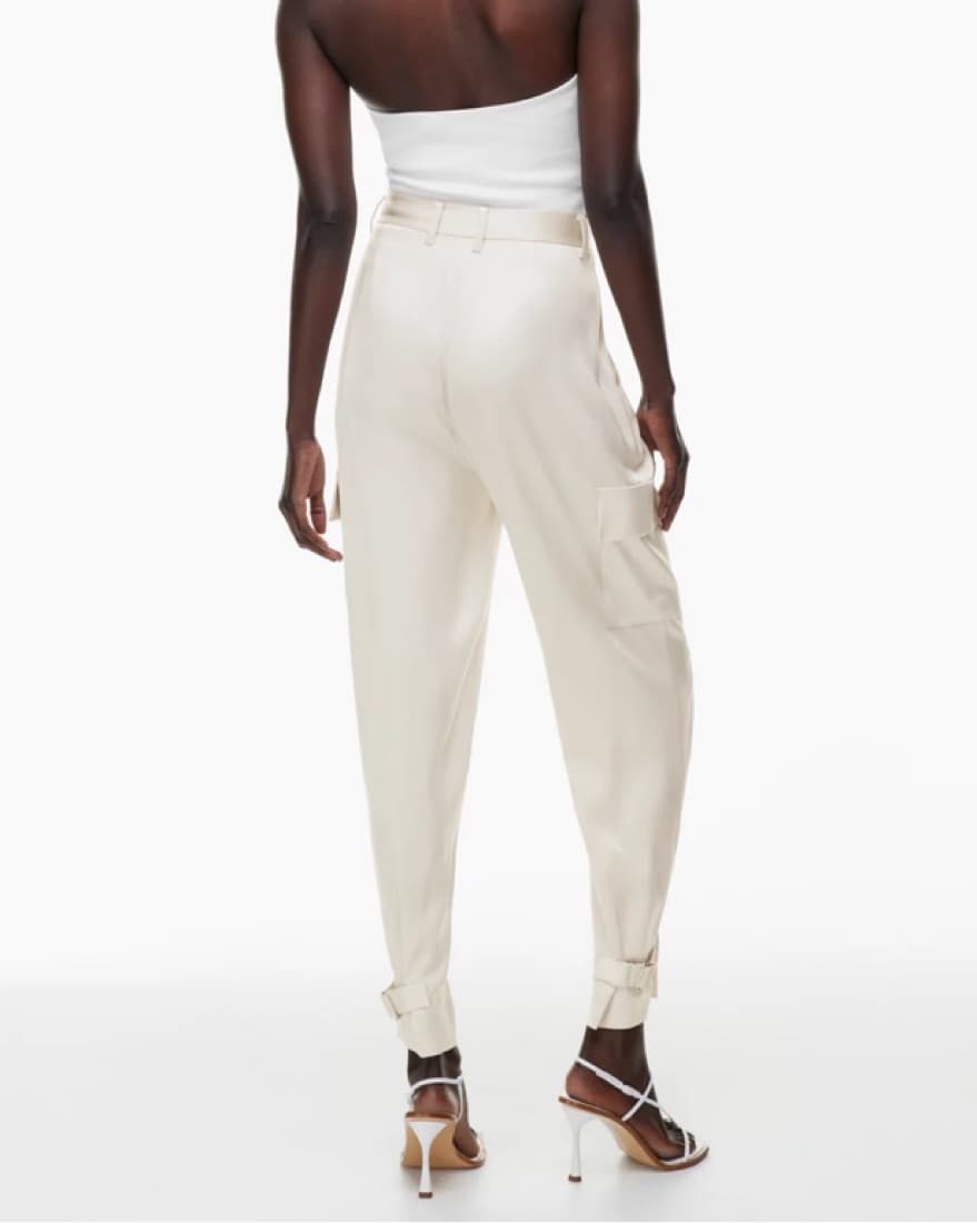 Aritzia Refined Satin Cargo Pant - Image 5