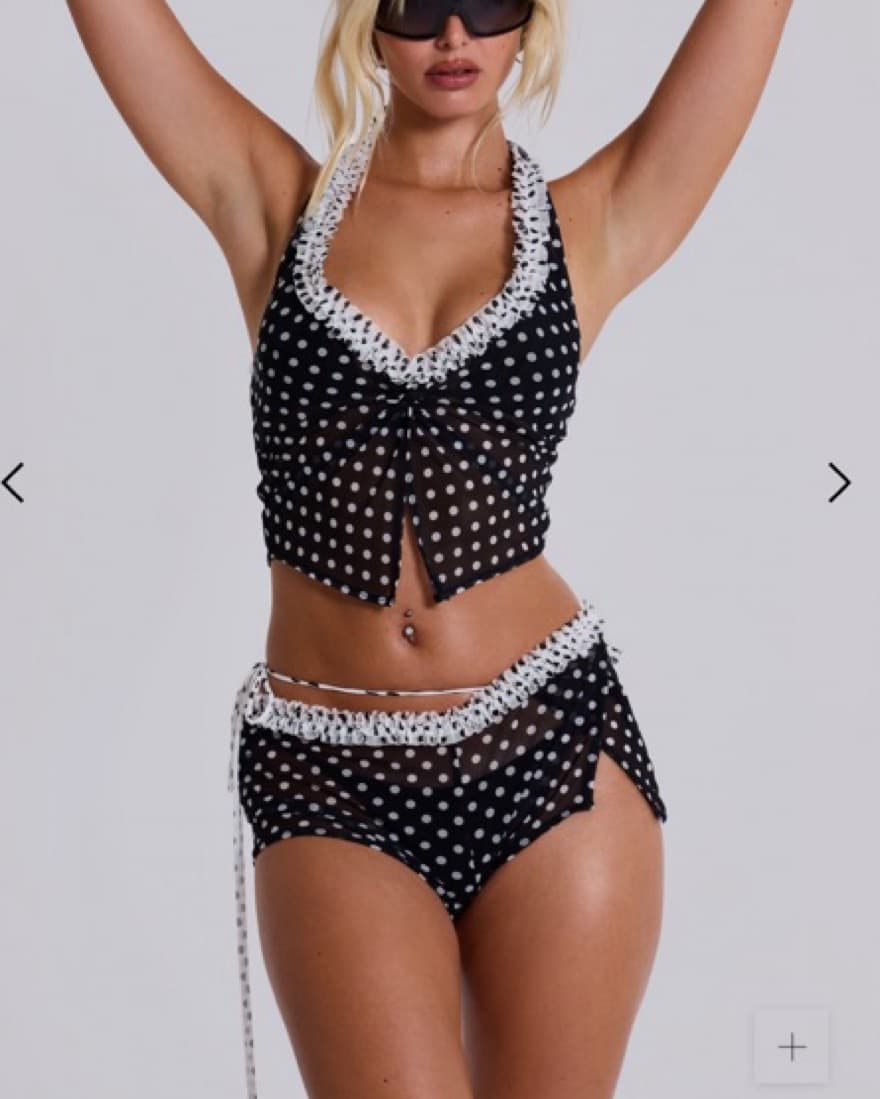 Jaded London Polka Ruffle Set - Image 1