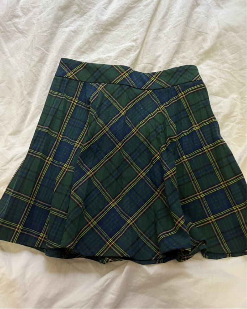plaid skirt - Image 2