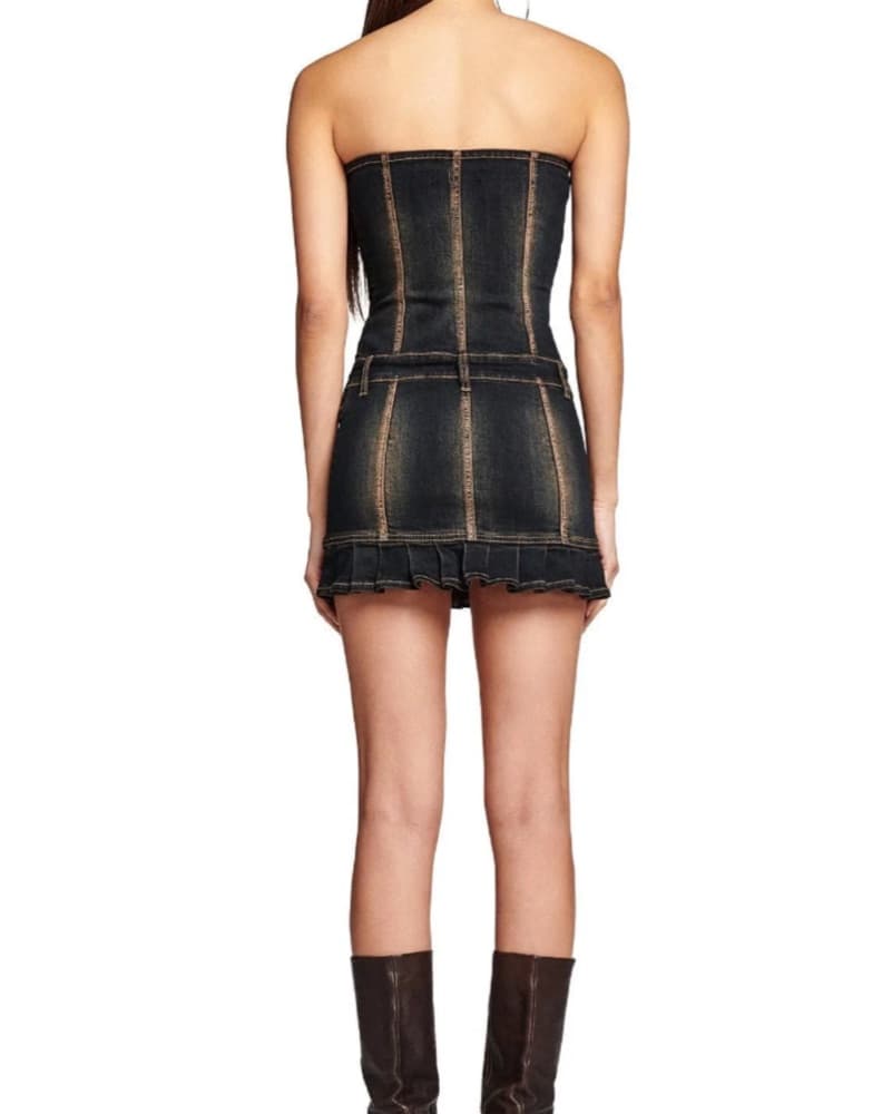  Denim I Am Gia Elliott Mini Dress - Image 4