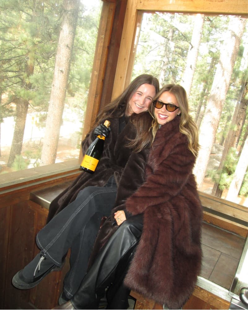 Fur Long Coat - Image 2