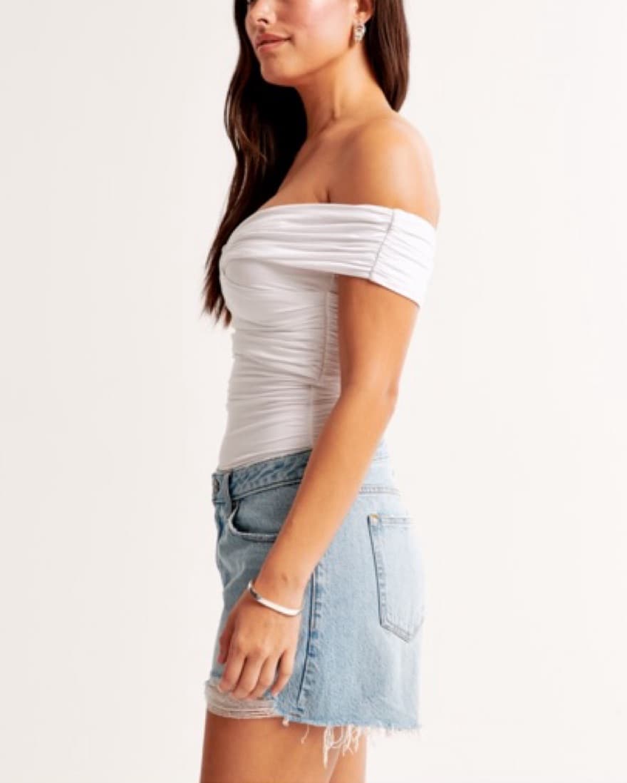 Abercrombie Curve Love Baggy Shorts - Image 3