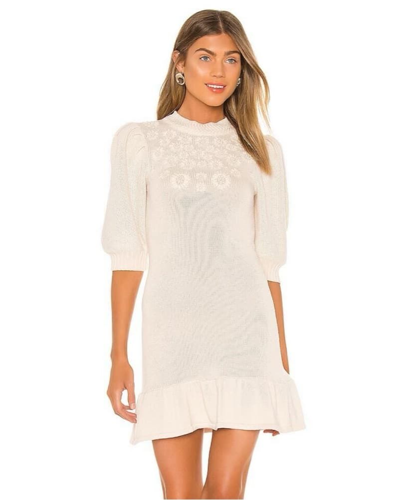 Saylor Knit Dress In Peach | Revolve - Image 4